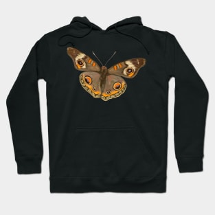 Common Buckeye Butterfly Hoodie